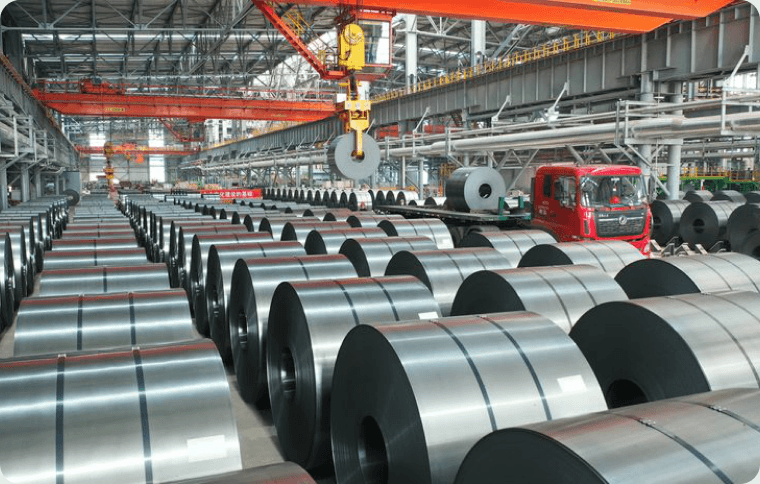 Galvanized steel structure showcasing corrosion-resistant finish